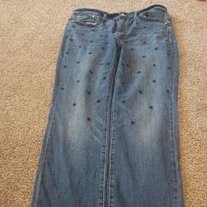 Madewell embellished jeans